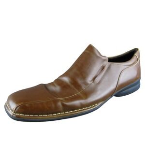 Unlisted Pave Men Loafer Shoes Size 15 Medium Brown‎ Synthetic Slip On